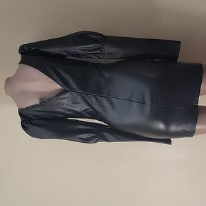 Capsulle Leather Mini Dress